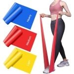 Set van 3 Oefenbanden Weerstandsbanden voor Krachttraining, Yoga en Fysiotherapie