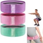 Set van 3 Stof Weerstandsbanden voor Krachttraining en Yoga