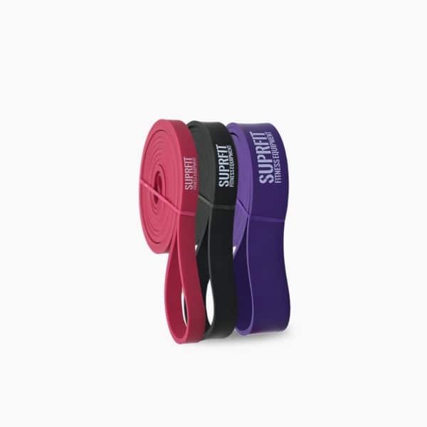 Set van 3 Weerstandsbanden Krachtbanden voor Fitness, Krachttraining en Crossfit - Verschillende Weerstanden