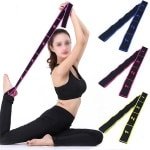 Set van 3 Weerstandsbanden met Lusjes: Krachttraining en Yoga Elastiek