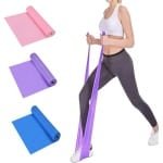 Set van 3 Weerstandsbanden voor Thuisfitness - Krachttraining, Yoga en Pilates