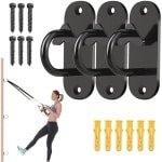 Set van 3 weerstandsbanden met wandankers voor krachttraining en yoga