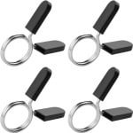 Set van 4 Dumbbell Klemmen 30 mm - Rvs Veerklemmen voor Halters en Krachttraining, Gewichtheffen Accessoires