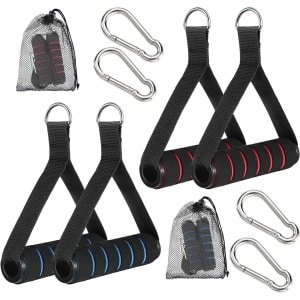 Set van 4 Handgrepen voor Weerstandsbanden - Ideaal voor Krachttraining, Cardio en Fitness Accessoires voor Thuisworkouts