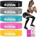 Set van 5 Antislip Weerstandsbanden voor Thuisfitness en Krachttraining - Loop-, Stretch- en Yoga-oefeningen