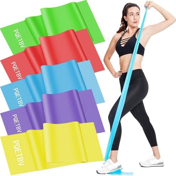 Set van 5 Fitness Elastiek Banden - Krachttraining voor Yoga, Pilates en Crossfit