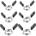 Set van 6 Dumbbell Klemmen met Veer - Fitness Halter Stang Clips voor Gewichtheffen en Krachttraining