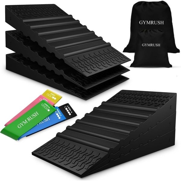 Set van 6 Squat Wiggen met Weerstandsbanden voor Krachttraining en Mobiliteit