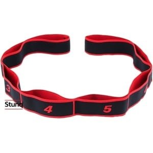 Set van 8 weerstandsbanden voor krachttraining - Verschillende intensiteiten - Rood