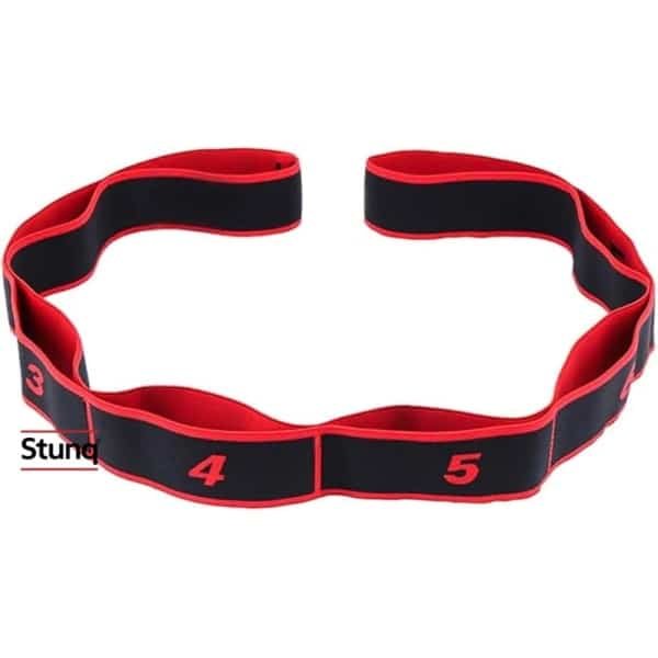 Set van 8 weerstandsbanden voor krachttraining - Verschillende intensiteiten - Rood