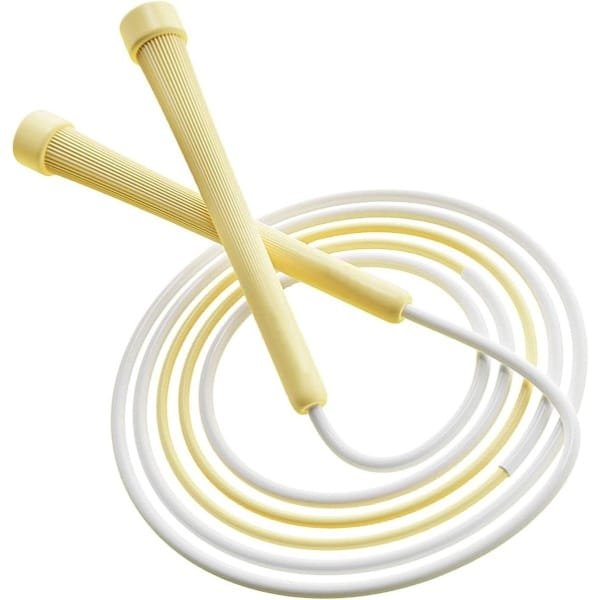 Skipping Rope for Adults and Children - Adjustable with Non-Slip Handles - Cardio Workout and Weight Loss - 2.8m (Yellow)