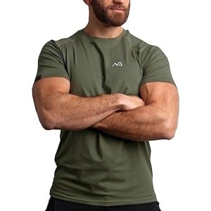 Slim-Fit Fitness T-shirt voor Heren - Langdurig Sneldrogend Gym T-shirt voor Krachttraining en Sport
