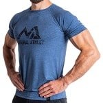 Slim-Fit Fitness T-shirt voor Heren - Sneldrogend Sportshirt met Korte Mouwen voor Workout en Krachttraining