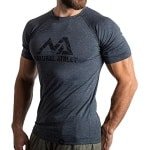 Slim-Fit Fitness T-shirt voor Heren - Sneldrogend Sportshirt voor Krachttraining en Gym