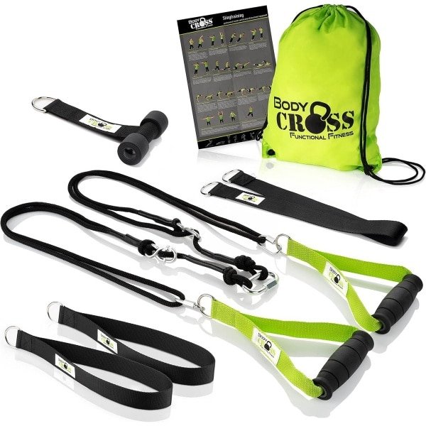 Sling Trainer voor Thuis en Buiten, Krachttraining Set met Deuranker en Trainingsplan
