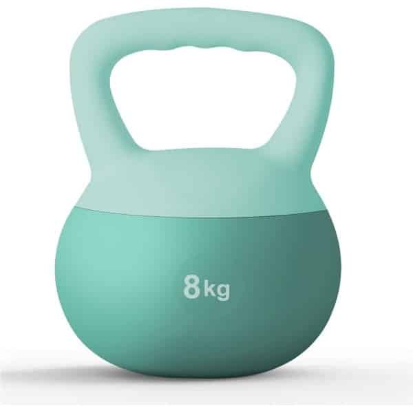 Soft Kettlebell 5KG - Stille Fitness Kettlebell voor Krachttraining Thuis & Gym