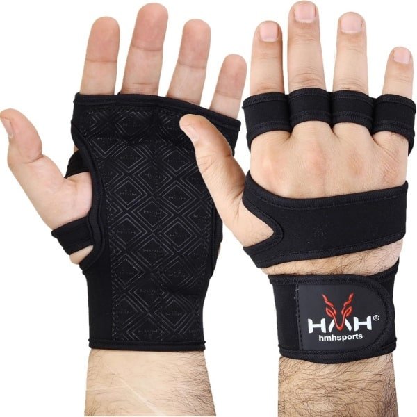 Sport Fitness Handschoenen voor Gewichtheffen en Krachttraining met Polssteun en Antislip Grip