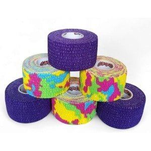 Sport Tape voor Crossfit, Gewichtheffen en Gymnastiek - Vinger- en Polssteun (Paars & Camouflage)