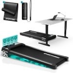 Sportconic Loopband 1-6km/u - Walking pad met Helling - Wandelband voor onder het Bureau - Incl. Afstandsbediening en Beschermmat