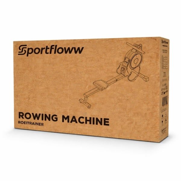 Sportfloww Roeitrainer - Roeimachine Met App - Inklapbaar Roeiapparaat - 16 Weerstandniveaus - Geschikt tot 195cm