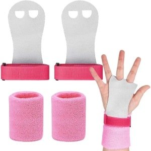 Sporthandschoenen voor kinderen, verstelbare grip pads voor workouts, handpalmbescherming en polssteun voor gymnastiek en krachttraining