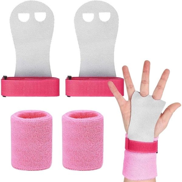 Sporthandschoenen voor kinderen, verstelbare grip pads voor workouts, handpalmbescherming en polssteun voor gymnastiek en krachttraining