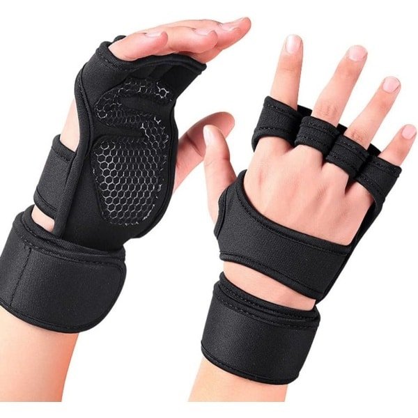 Sportschoudhandschoenen voor Krachttraining - Anti-Slip voor Gym, Crossfit, Deadlifts en Pull-ups