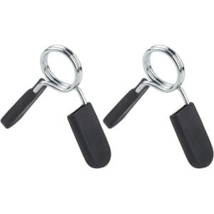 Spring Clip Collars voor Dumbbells en Barbells, 25mm en 1 Inch, Snelle Ontgrendelingsklem, Gewichtstraining Accessoires, Ideaal voor Fitness en Krachttraining