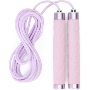 Springtouw Advanced - Oefentouw Fitness - Cardio Training - Verstelbare Lengte - Tot 275 cm - Lila