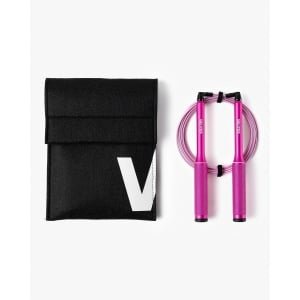 Springtouw Aluminium - Crossfit Touw - HIIT Boksen - Soepele Snelle Rotatie - 3 Meter Lengte - Roze