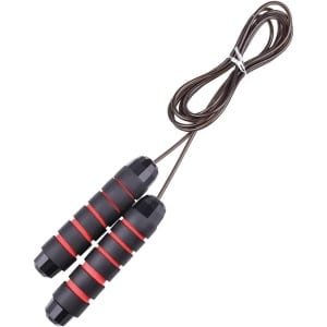 Springtouw - Fitness Touw - Cardio Training - Kogellagers - Verstelbaar - Zwart