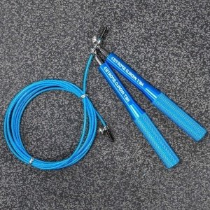 Springtouw - Fitness Touw Snelheid - Cardio Training - Verstelbare Lengte 3m - Aluminium Handgrepen - Blauw