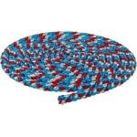 Springtouw Gymnastiek - Touwtje Springen - Cardio Training - Robuust Nylon Materiaal - 300 cm - Blauw Wit Rood