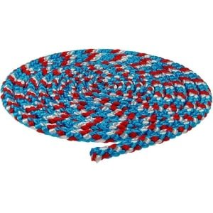 Springtouw Gymnastiek - Touwtje Springen - Cardio Training - Robuust Nylon Materiaal - 300 cm - Blauw Wit Rood