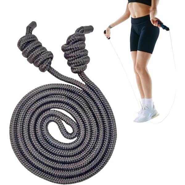 Springtouw - Touwtje springen - Cardio Training - Hoge Sterkte - 2.8 meter - Zwart