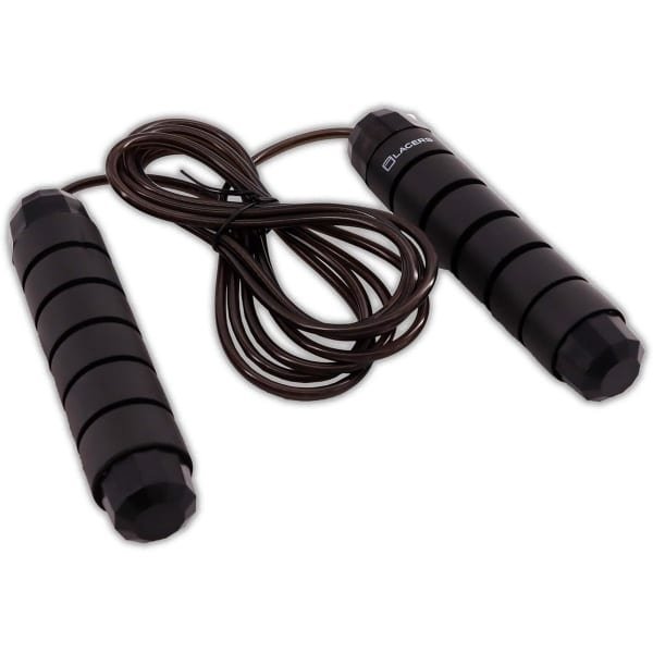 Springtouw Training - Fitness Touw - Crossfit Workout - Aanpasbare Lengte - Ergonomische Handgrepen - Zwart