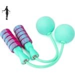 Springtouw - Trainingstouwloos Springtouw voor Fitness - Verstelbaar - Springtouw volwassenen - Professioneel Sport Springtouw - Springtouwen - Gewogen Draadloos Springtouw - Speedrope - Jump rope - Fitness - Sport - Krachttraining - Groente