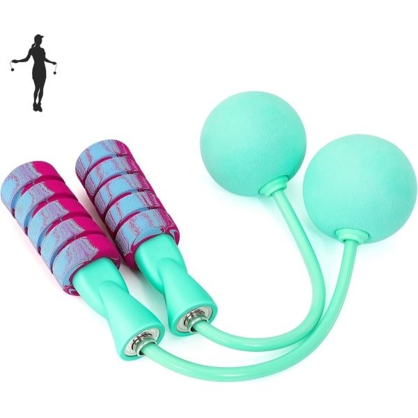 Springtouw - Trainingstouwloos Springtouw voor Fitness - Verstelbaar - Springtouw volwassenen - Professioneel Sport Springtouw - Springtouwen - Gewogen Draadloos Springtouw - Speedrope - Jump rope - Fitness - Sport - Krachttraining - Groente