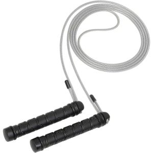 Springtouw met Gewichten - Fitness Touw - Cardio Training - Verstelbare Lengte - 2.95 m - Zilver