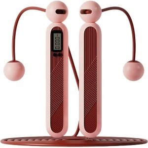 Springtouw met Teller - Elektrisch Jumprope Fitness - Draadloos voor Volwassen en Kinderen - Cardio