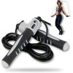 Springtouw met teller - Fitness touw - Cardio training - Geïntegreerde teller - 316 gram