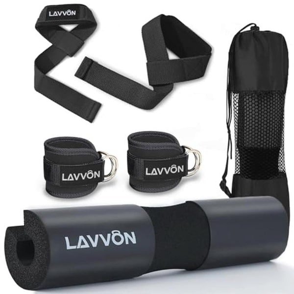 Squat Pad Set voor Gewichtheffen - Ergonomische Schuimpadding voor Nek- en Schouderondersteuning - Ideaal voor Krachttraining en Fitness