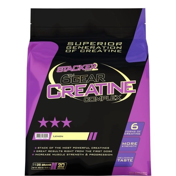 Stacker 2 6TH Gear Creatine Complex - 1125 gram - Lemon