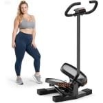 Steppingmachine met Handvat voor Cardio en Fitness - Compact Mini Stepper
