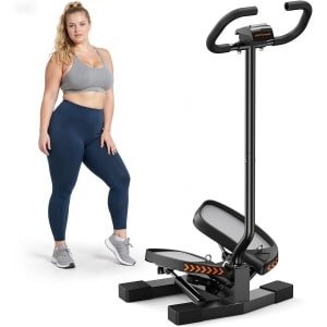 Steppingmachine met Handvat voor Cardio en Fitness - Compact Mini Stepper