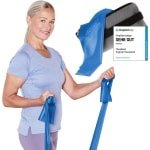 Sterke Weerstandsband 2,5m met Deuranker en Tas voor Fitness, Krachttraining en Therapie