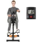 Stoelfiets - Bureaufiets - Deskbike - Bureau Fiets - Fitness Fiets - Stoel Fiets - Beentrainer - Mini Hometrainer - Met LCD monitor