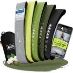Stof Loop Bands Set - Mini Bands Krachttraining - Fitnessbandenweerstand - Miniband Fitness - Stretch Band Fitness met WebApp
