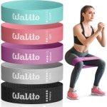 Stoffen Weerstandsbanden Set met 5 Intensiteiten voor Yoga, Pilates en Krachttraining