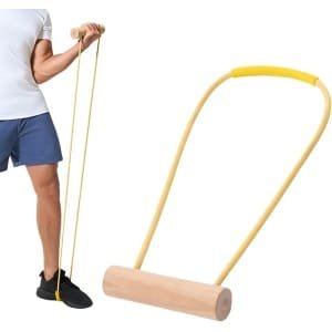 Stretchband met Handvat - Weerstandsband Krachttraining - Spierversterking Thuis - Antislip Ergonomische Grip - 95 cm Lengte - Niet gespecificeerd